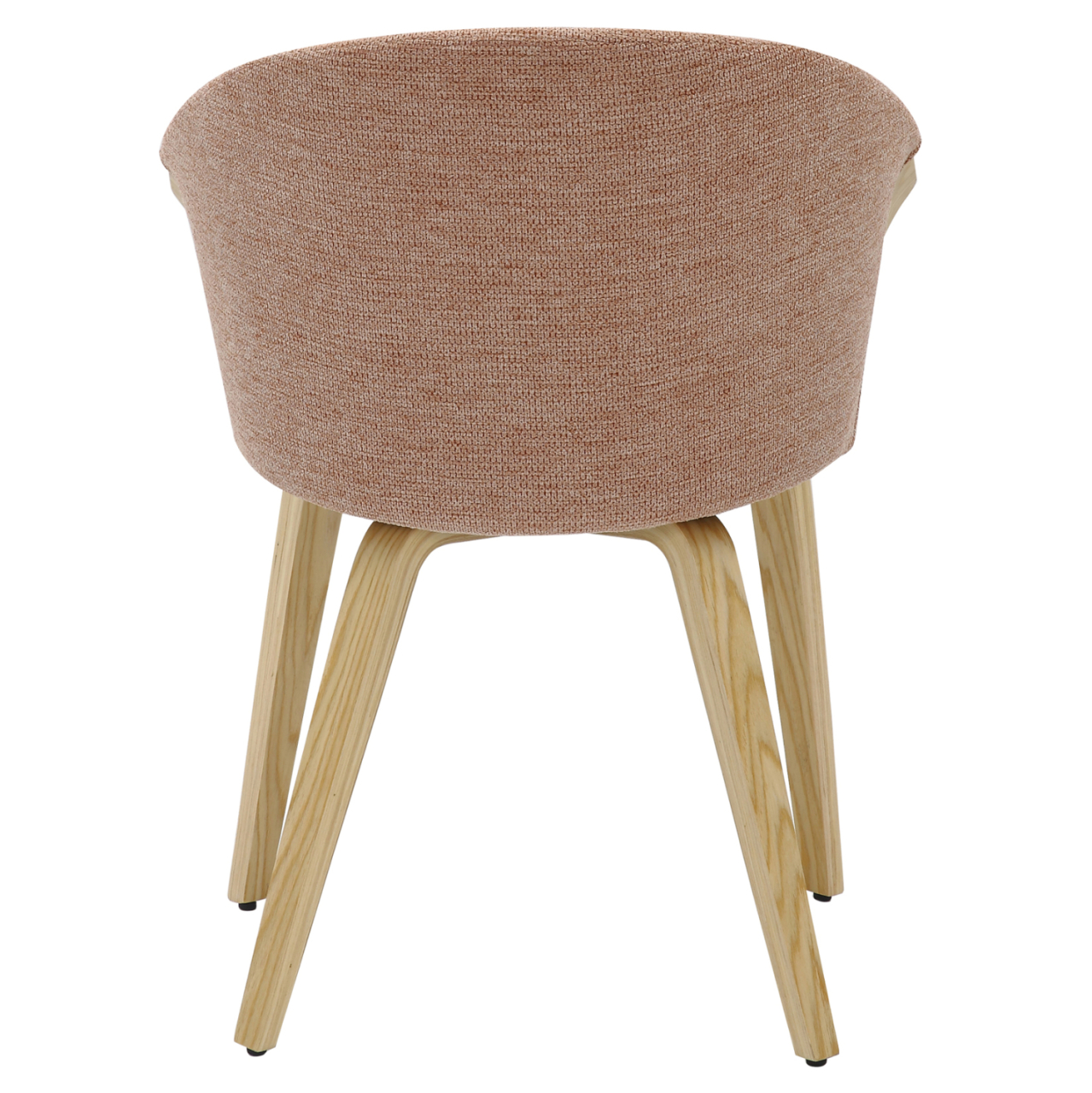 DINING CHAIR JESPER HM9977.01 PLYWOOD FRAME IN OAK-REDWOOD FABRIC 61x54x74Hcm. [6]