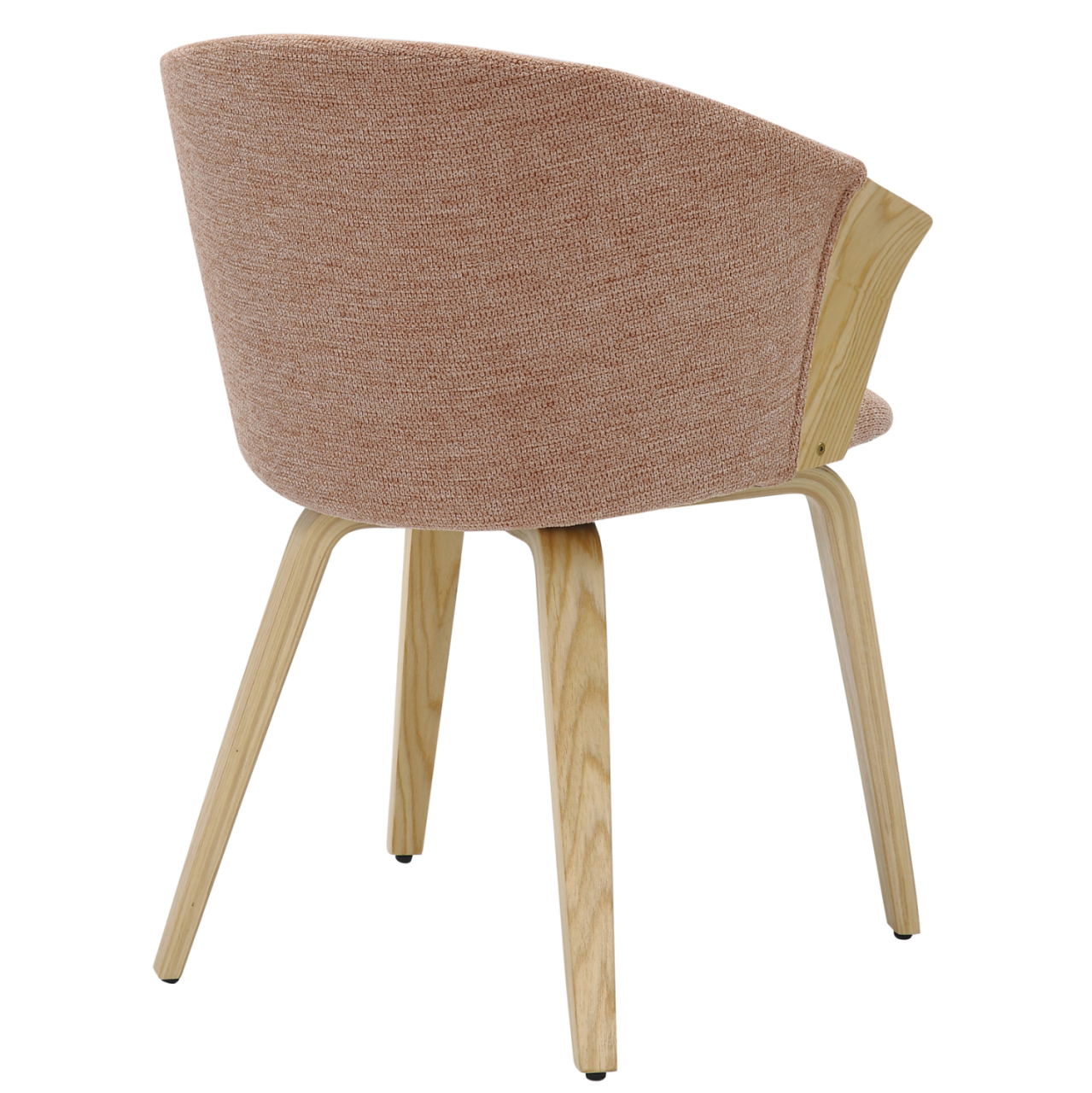 DINING CHAIR JESPER HM9977.01 PLYWOOD FRAME IN OAK-REDWOOD FABRIC 61x54x74Hcm. [5]