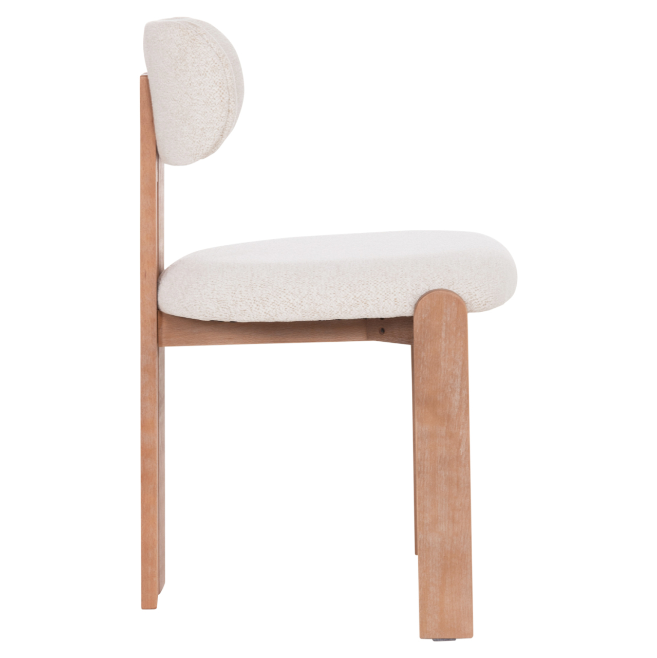 DINING CHAIR KARVO HM18252.01 FABRIC IN BEIGE--BEECH WOOD 57x50x79Hcm. [4]