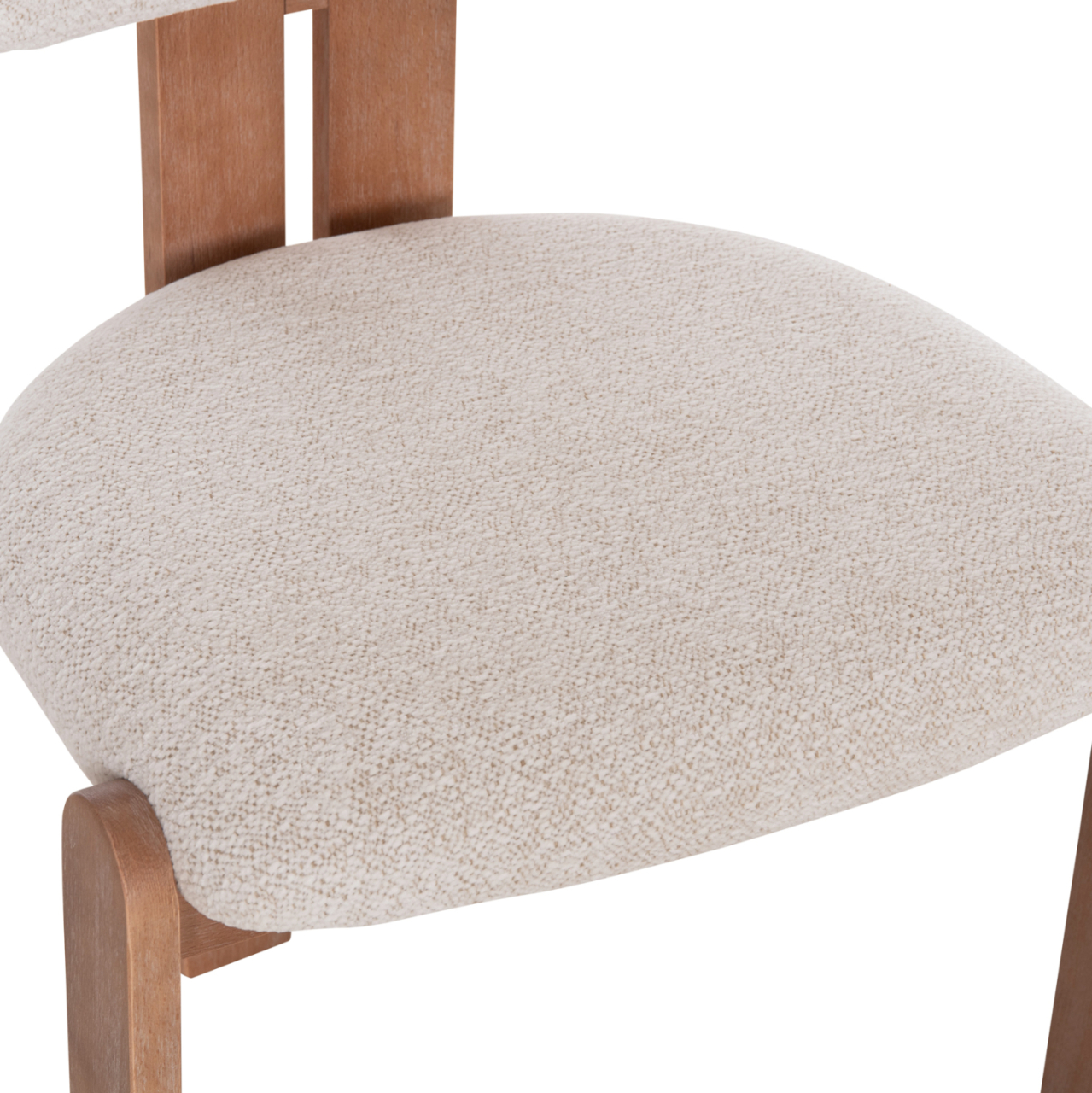 DINING CHAIR KARVO HM18252.01 FABRIC IN BEIGE--BEECH WOOD 57x50x79Hcm. [8]
