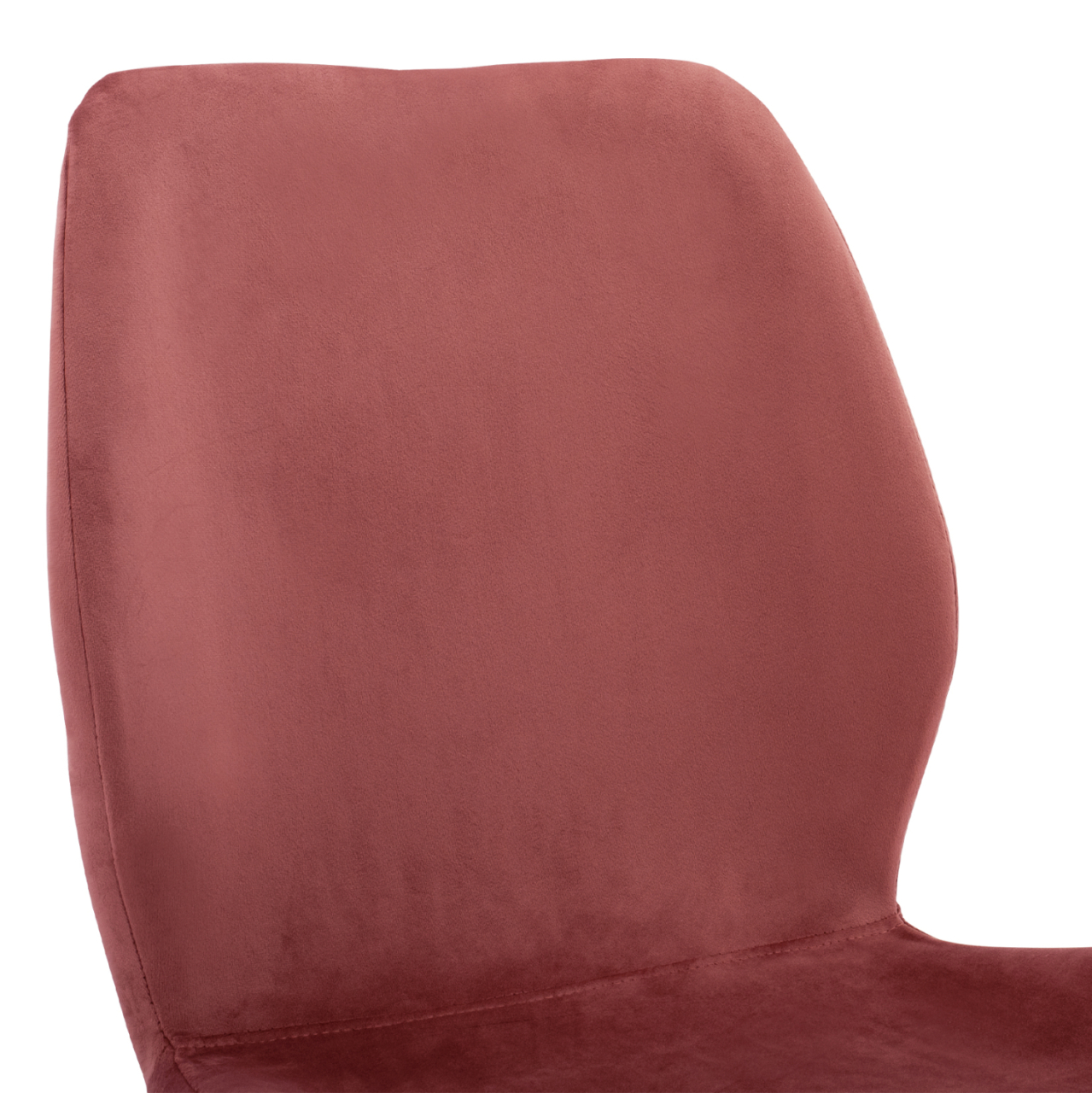 Dining Chair Klay in rotten apple velvet and black metallic frame HM8730.02 49X62,5X87 cm [7]