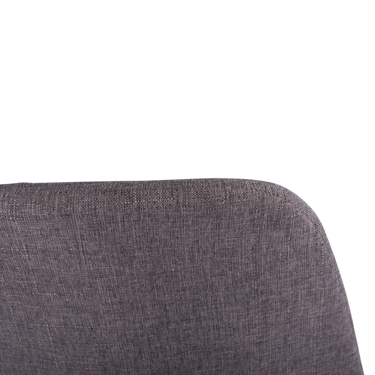 Dining chair Leonardo HM00100.03 with metallic legs and brown fabric 44x55x85Υ cm [8]