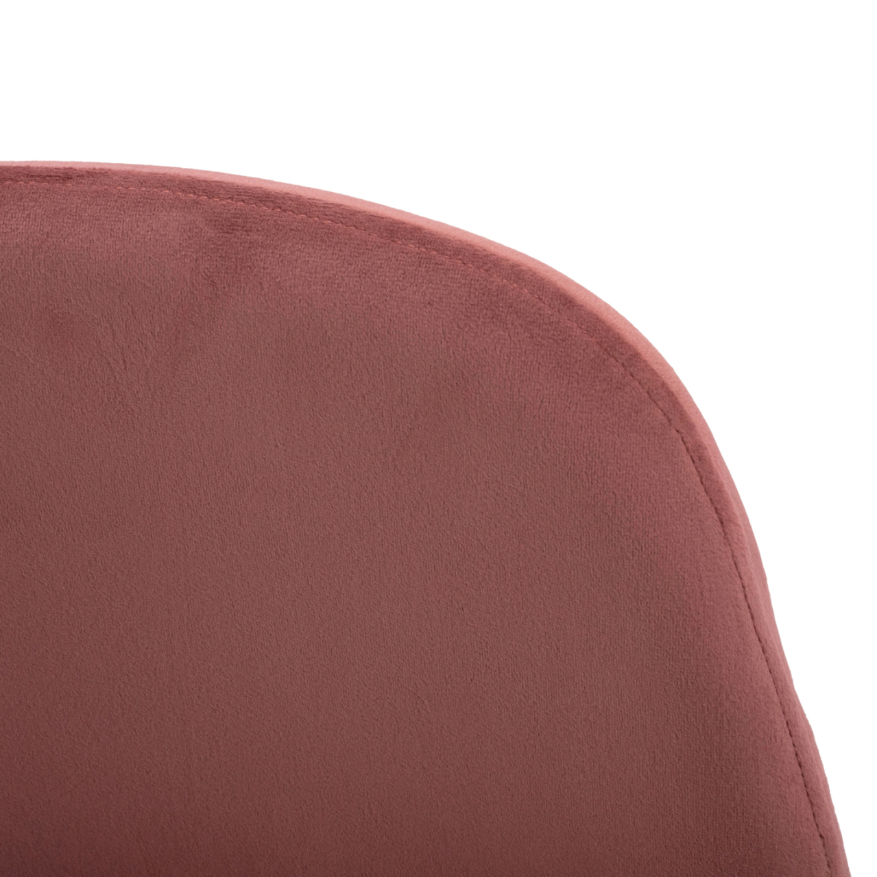 Dining Chair Leonardo Rotten apple velvet with metallic legs HM00100.02 45x53x85 cm. [8]