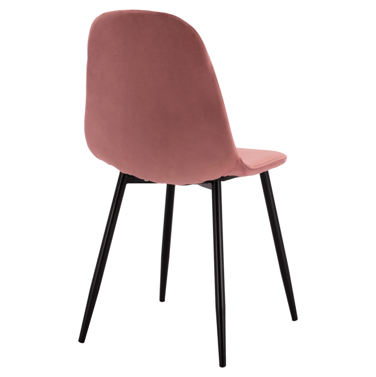Dining Chair Leonardo Rotten apple velvet with metallic legs HM00100.02 45x53x85 cm. [5]