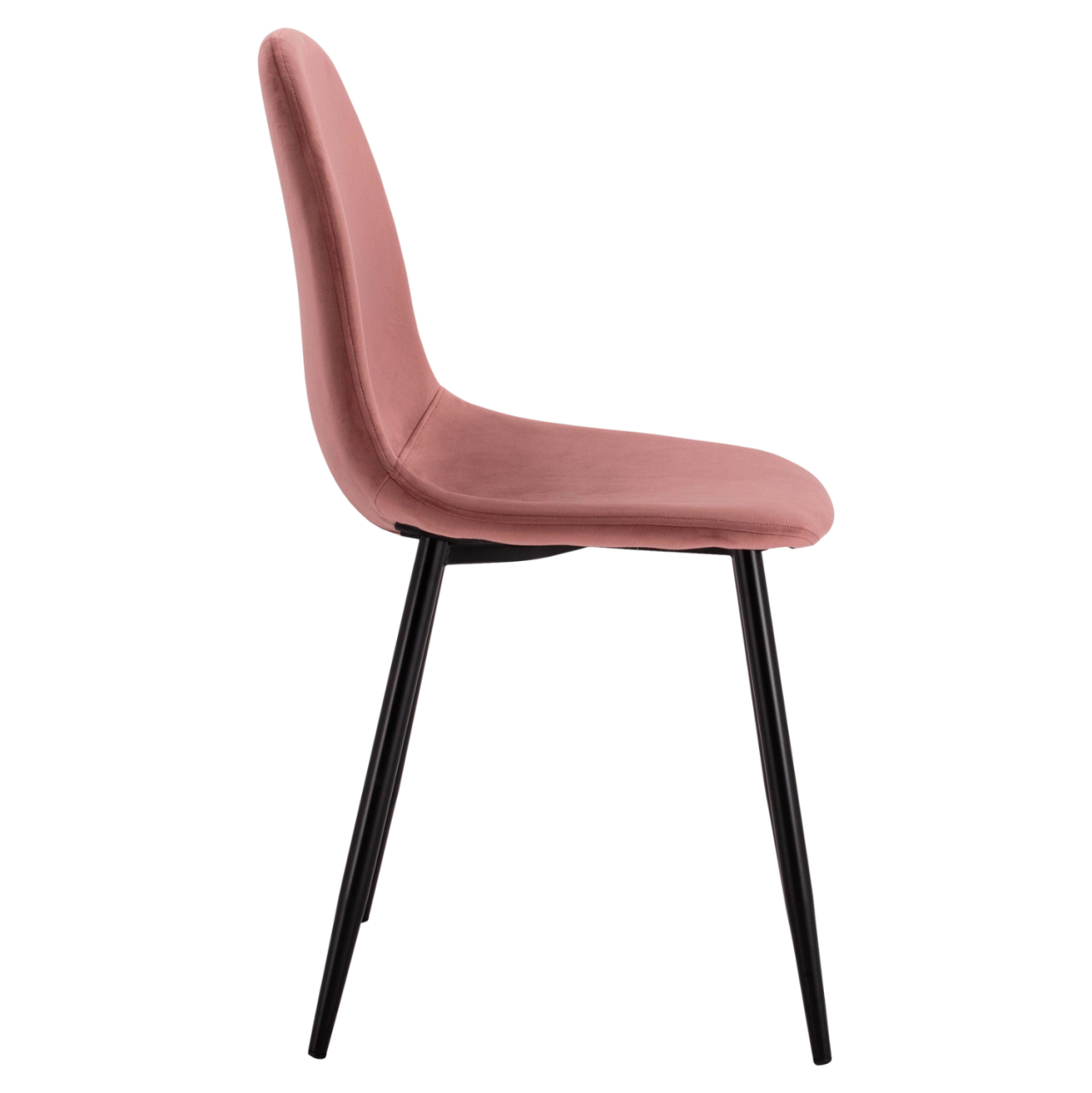 Dining Chair Leonardo Rotten apple velvet with metallic legs HM00100.02 45x53x85 cm. [4]
