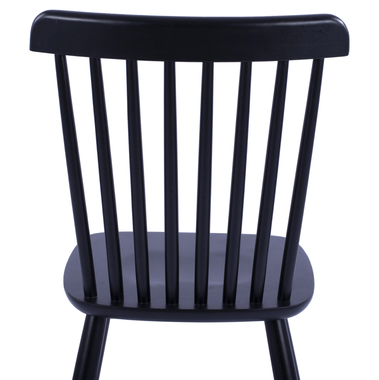 DINING CHAIR LUCIEN HM8645.02 BEECH WOOD IN BLACK MATTE COLOR 48x54x86H cm [7]
