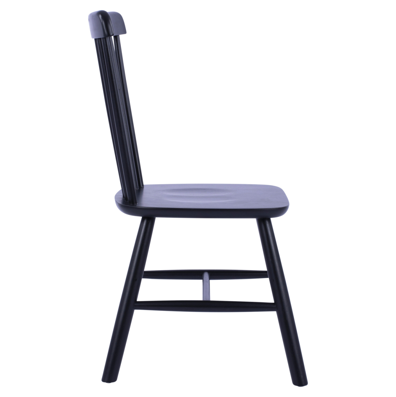 DINING CHAIR LUCIEN HM8645.02 BEECH WOOD IN BLACK MATTE COLOR 48x54x86H cm [4]