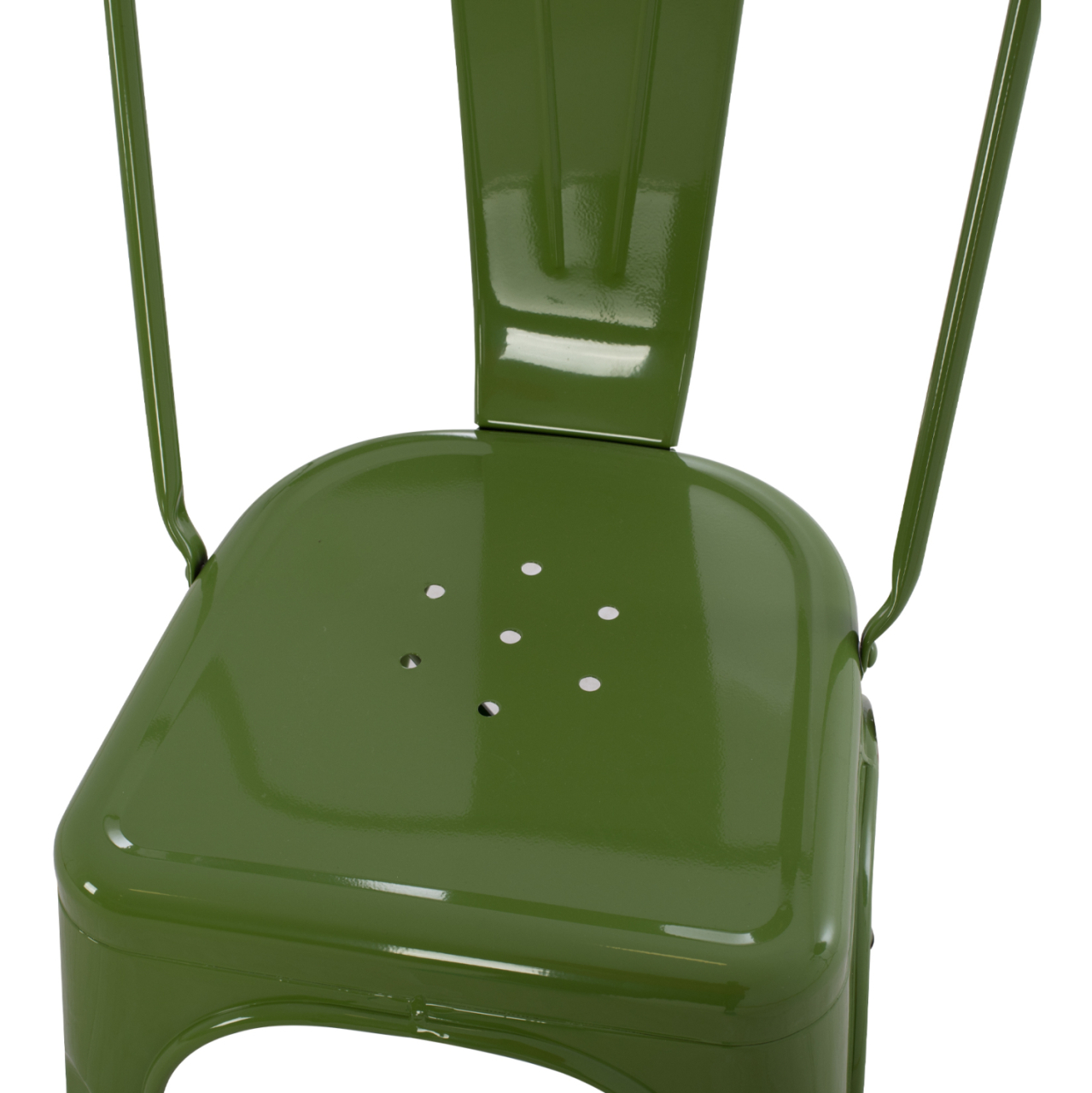 DINING CHAIR MELITA HM8641.13 METAL IN LIGHT OLIVE GREEN COLOR 43x50x82Hcm. [8]