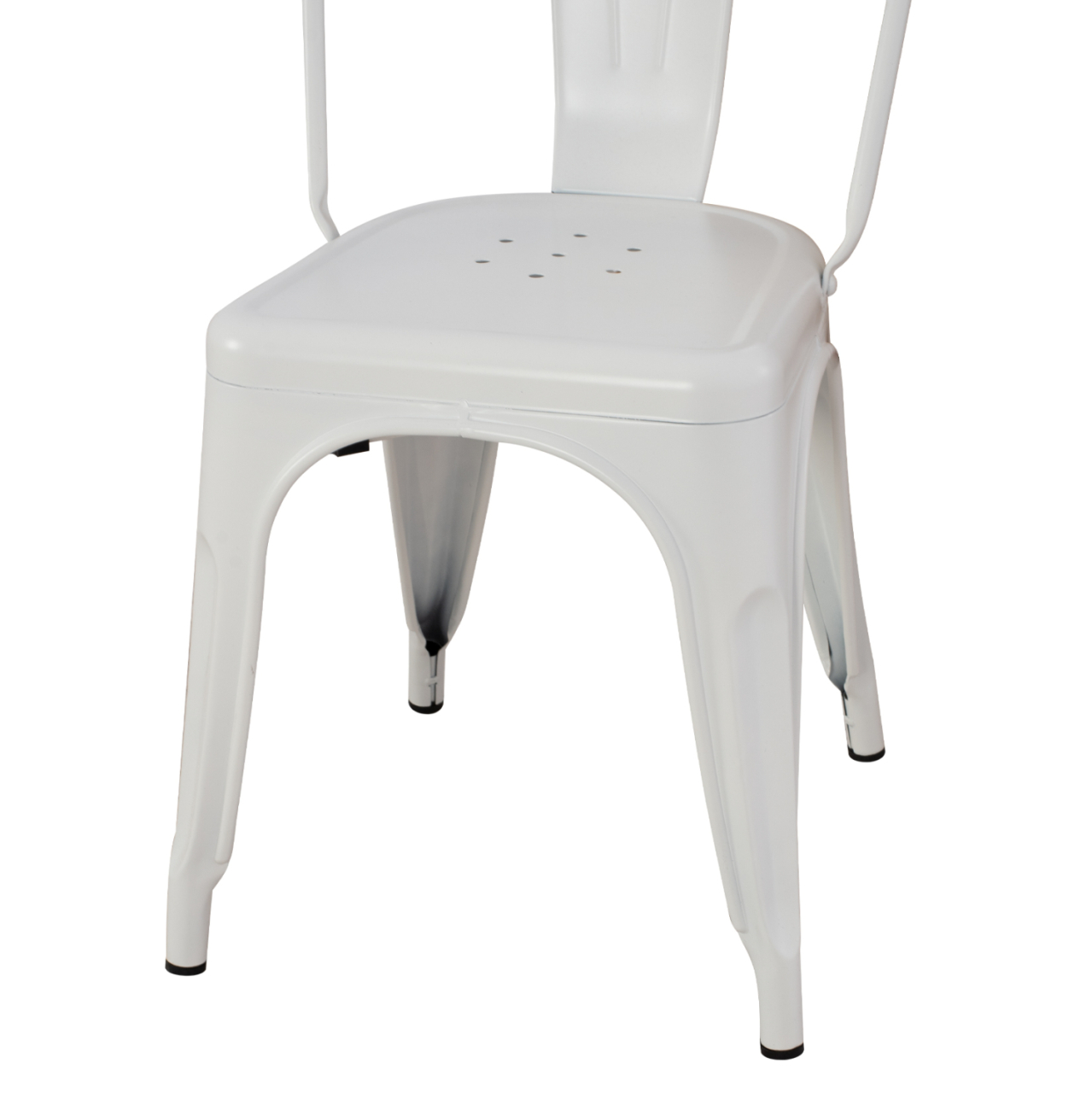 DINING CHAIR MELITA-PRO HM8641.41 METAL IN MATTE WHITE 44x47x84.5Hcm. [9]