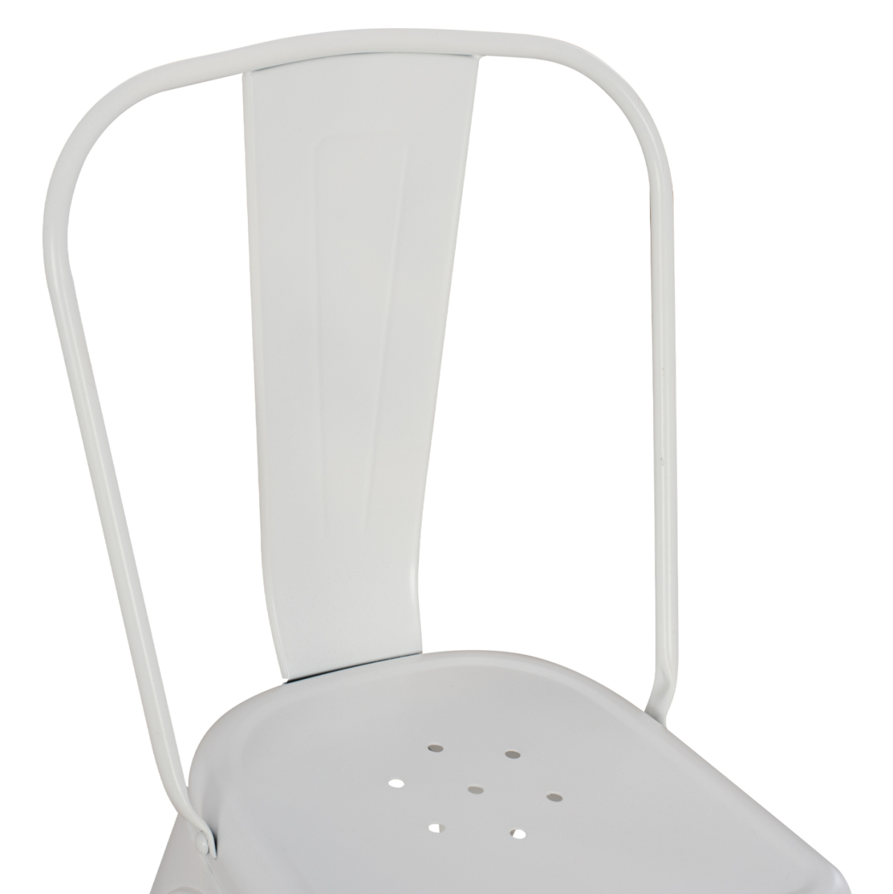 DINING CHAIR MELITA-PRO HM8641.41 METAL IN MATTE WHITE 44x47x84.5Hcm. [7]
