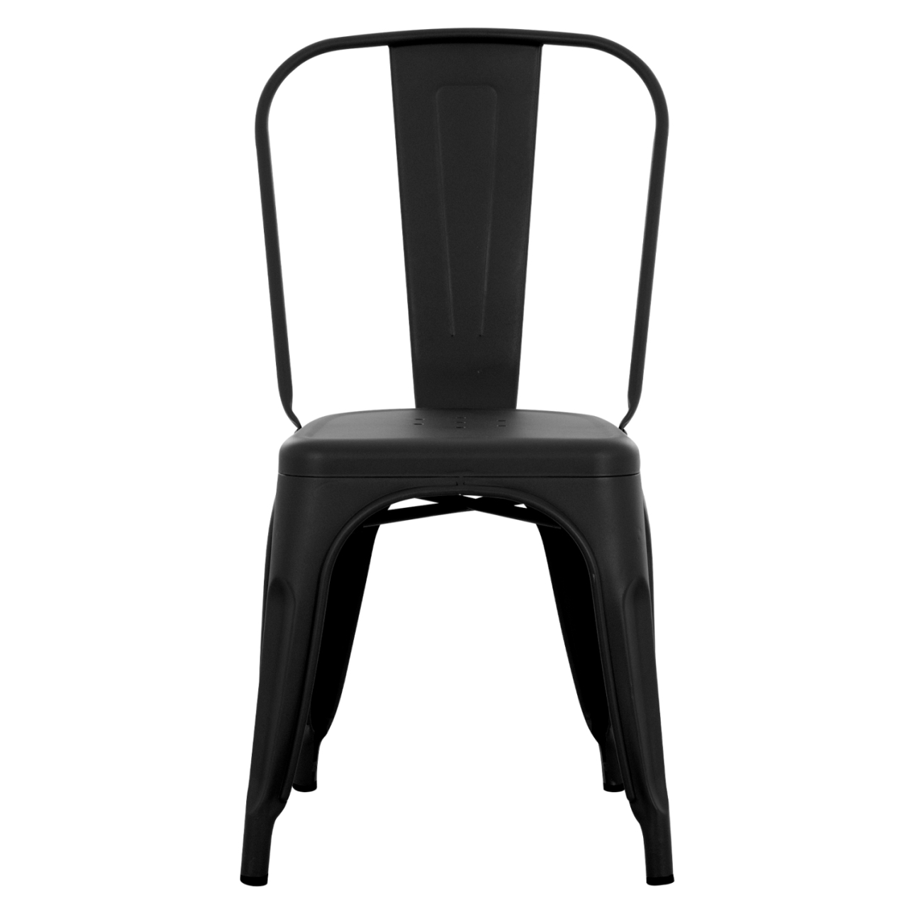 DINING CHAIR MELITA-PRO HM8641.42 METAL IN MATTE BLACK 44x47x84.5Hcm. [3]