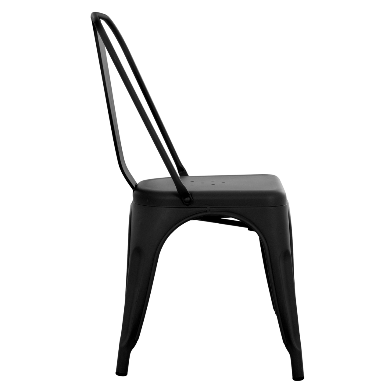 DINING CHAIR MELITA-PRO HM8641.42 METAL IN MATTE BLACK 44x47x84.5Hcm. [4]