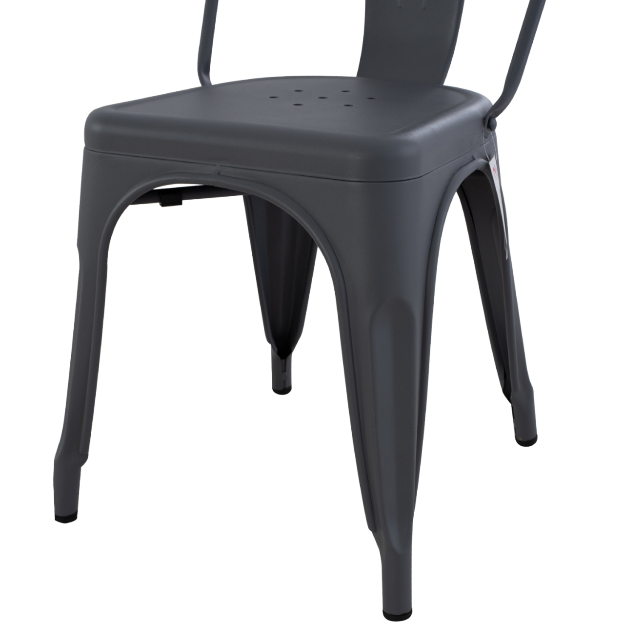 DINING CHAIR MELITA-PRO HM8641.50 METAL IN GREY 44x47x84.5Hcm. [9]