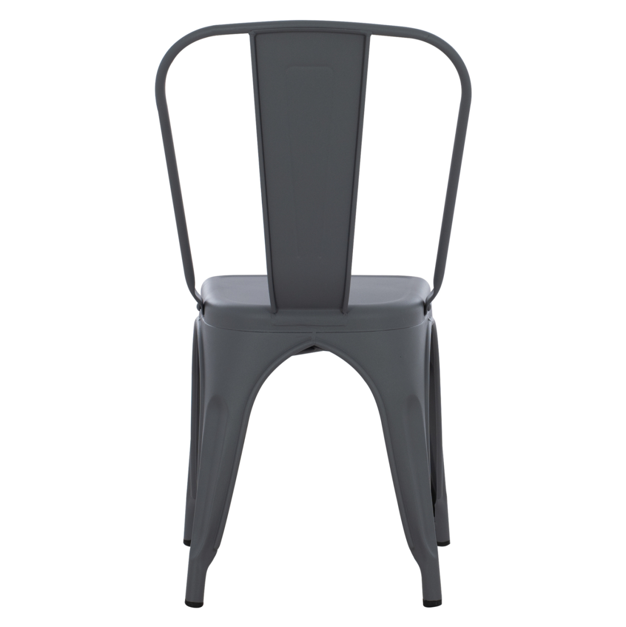 DINING CHAIR MELITA-PRO HM8641.50 METAL IN GREY 44x47x84.5Hcm. [6]