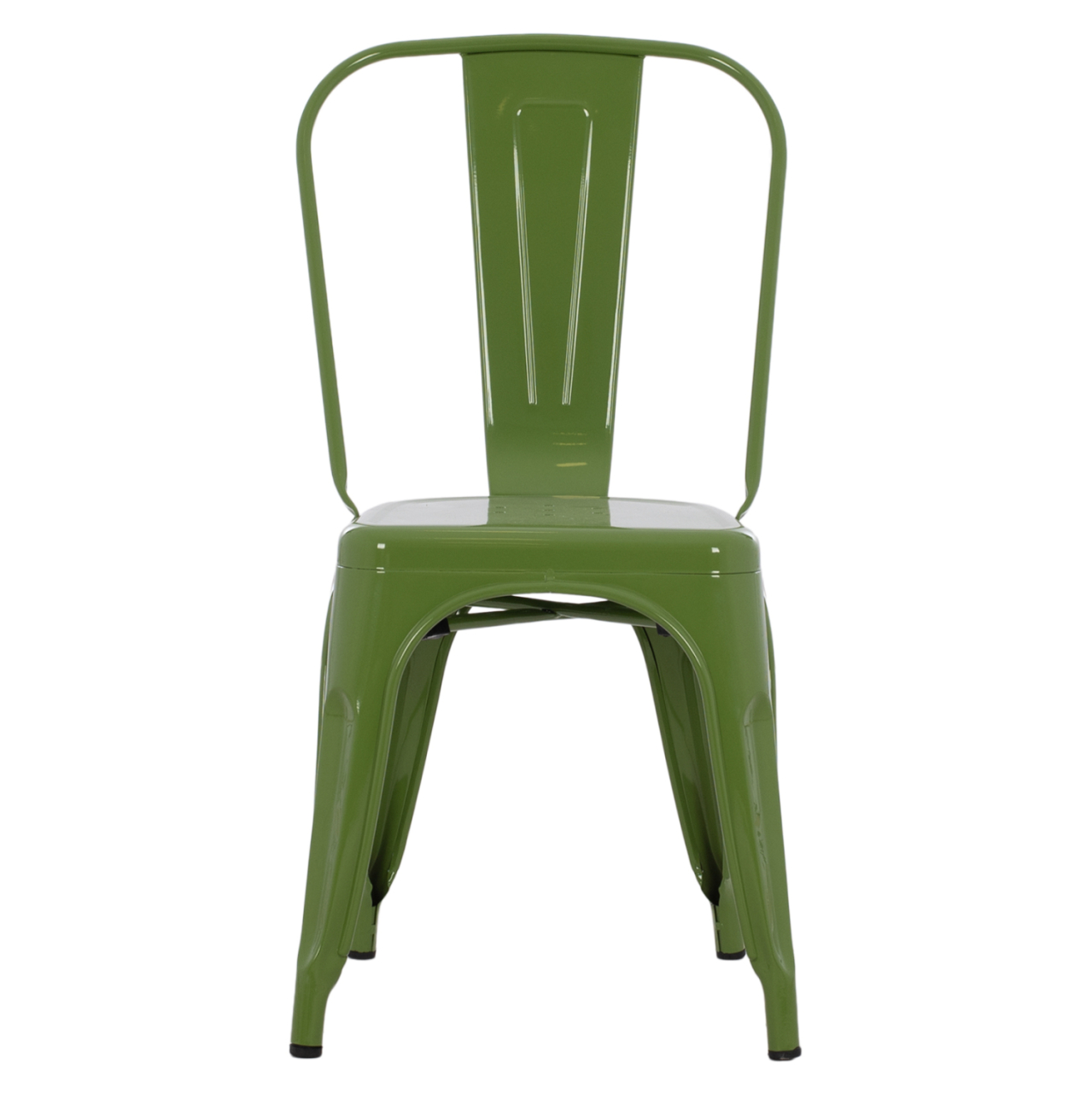 DINING CHAIR MELITA-PRO HM8641.53 METAL IN LIGHT OLIVE GREEN 44x47x84.5Hcm. [3]