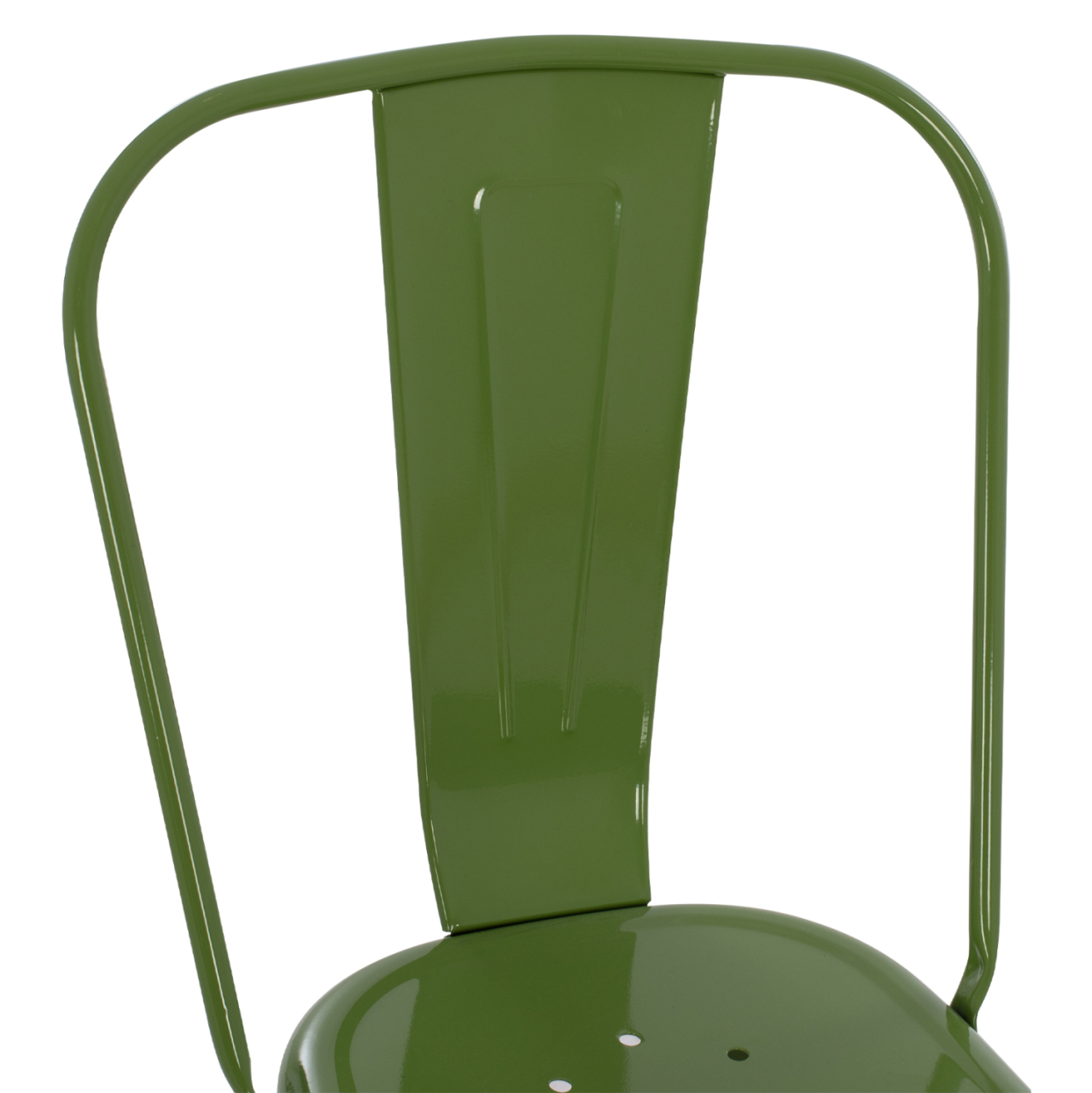 DINING CHAIR MELITA-PRO HM8641.53 METAL IN LIGHT OLIVE GREEN 44x47x84.5Hcm. [7]
