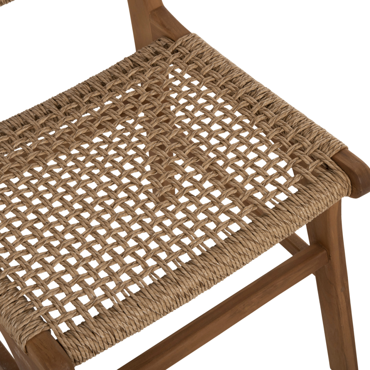 DINING CHAIR NESHA HM9386.11 TEAK WOOD AND VIRO ROPE 50x56x85Hcm. [8]