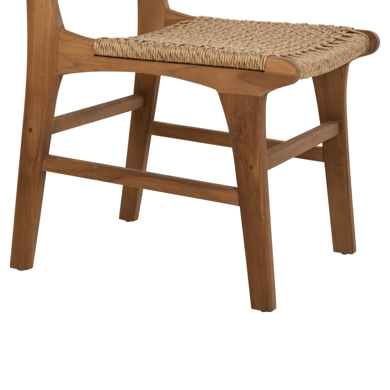 DINING CHAIR NESHA HM9386.11 TEAK WOOD AND VIRO ROPE 50x56x85Hcm. [10]