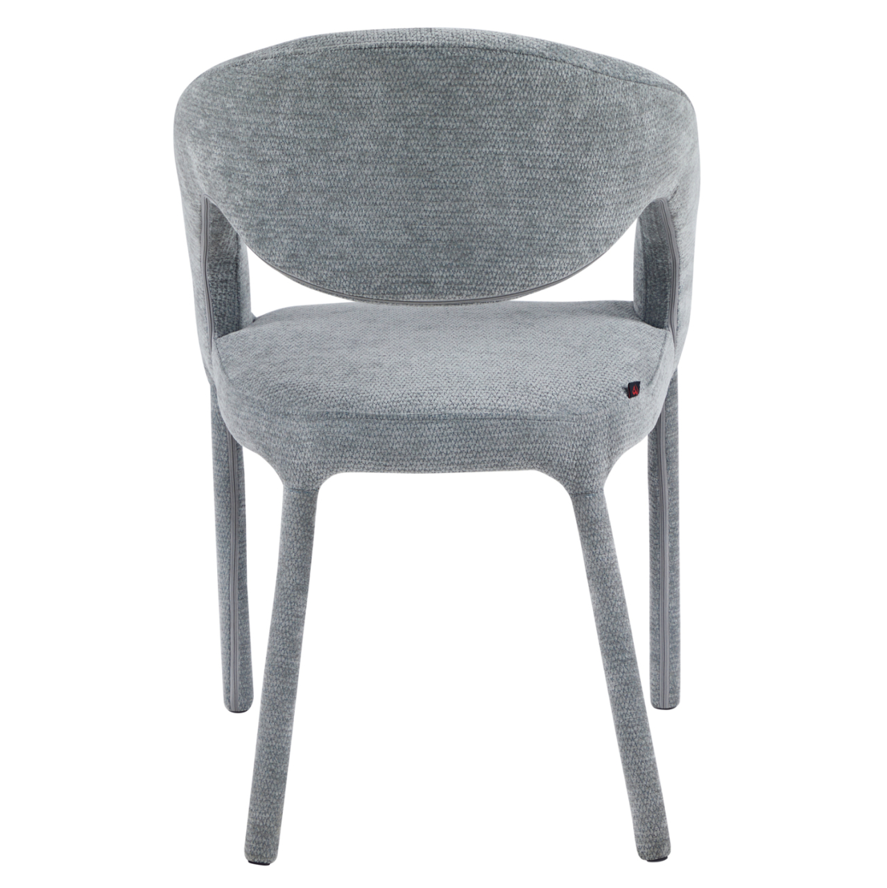 DINING CHAIR OFILIA HM18363.01 LIGHT GREY LINEN FABRIC 58x54.5x85.5Hcm [7]