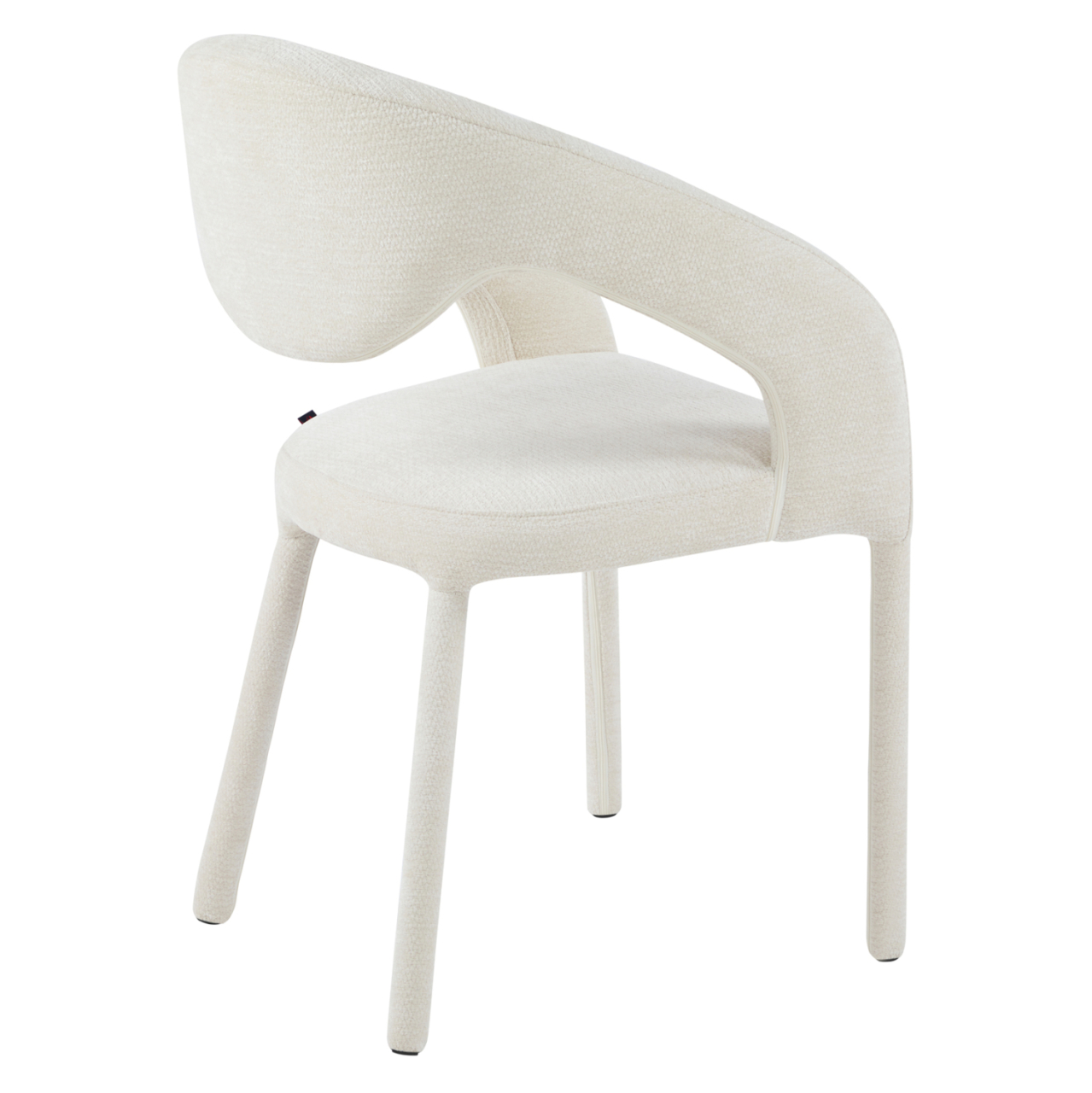 DINING CHAIR OFILIA HM18363.02 ECRU LINEN FABRIC 58x54.5x85.5Hcm [6]