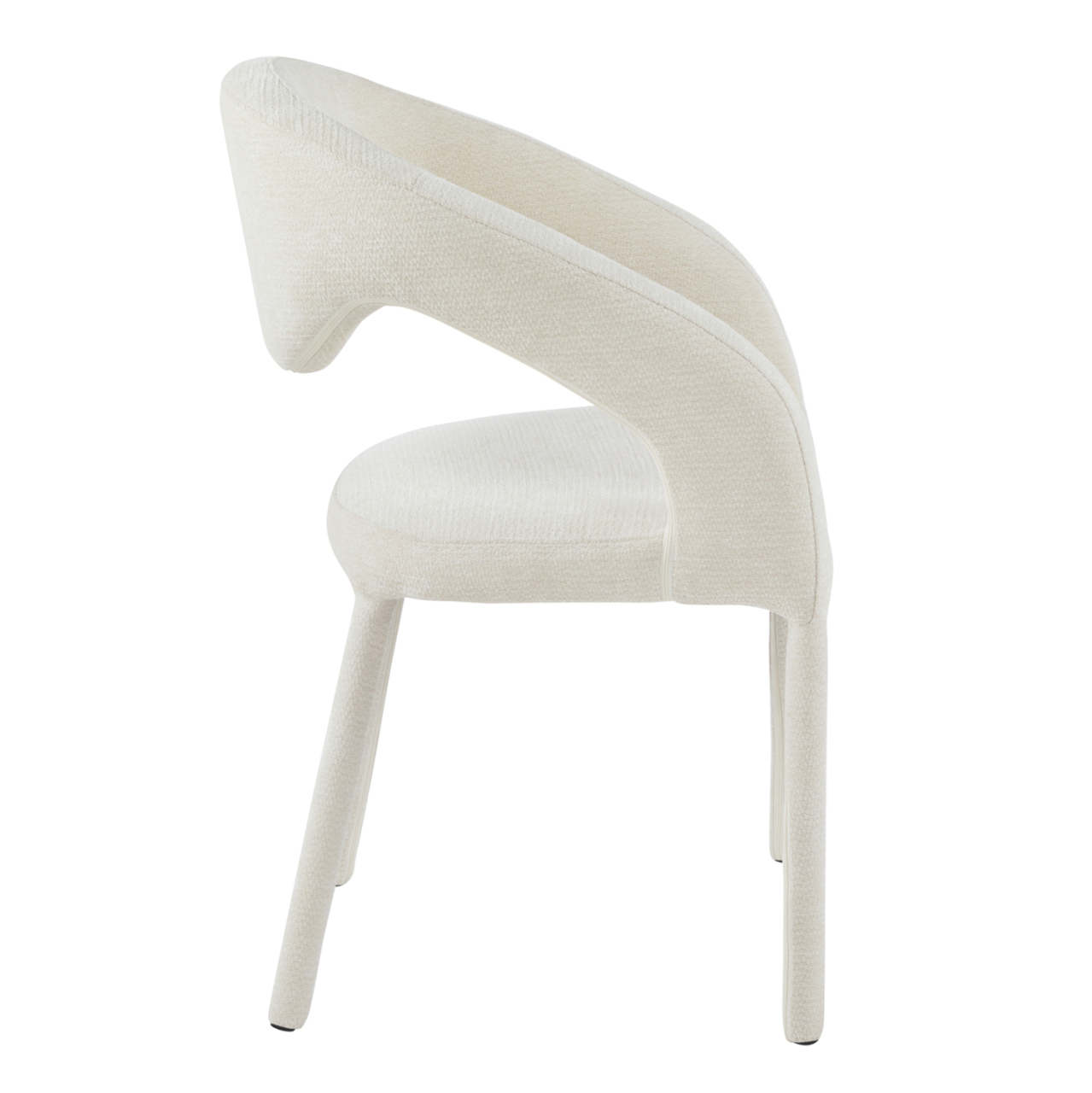 DINING CHAIR OFILIA HM18363.02 ECRU LINEN FABRIC 58x54.5x85.5Hcm [5]