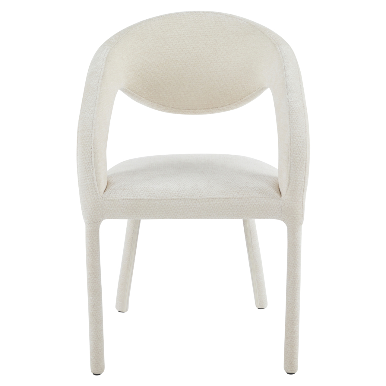 DINING CHAIR OFILIA HM18363.02 ECRU LINEN FABRIC 58x54.5x85.5Hcm [4]