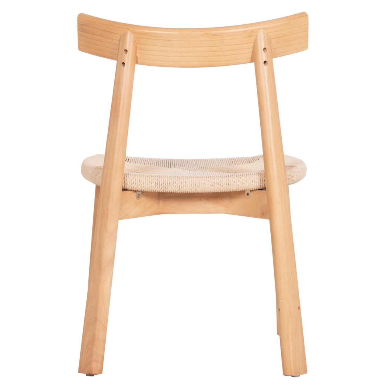 DINING CHAIR OSORIO HM18335.01 RUBBERWOOD and ROPE IN NATURAL (BEECH) COLOR 51x55x74Hcm. [6]