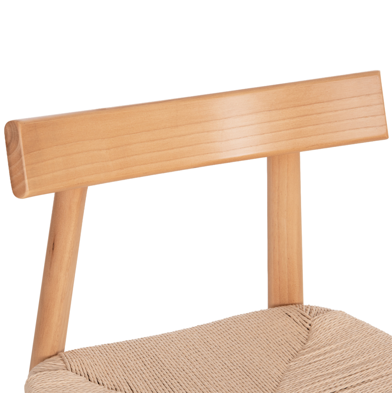 DINING CHAIR OSORIO HM18335.01 RUBBERWOOD and ROPE IN NATURAL (BEECH) COLOR 51x55x74Hcm. [7]