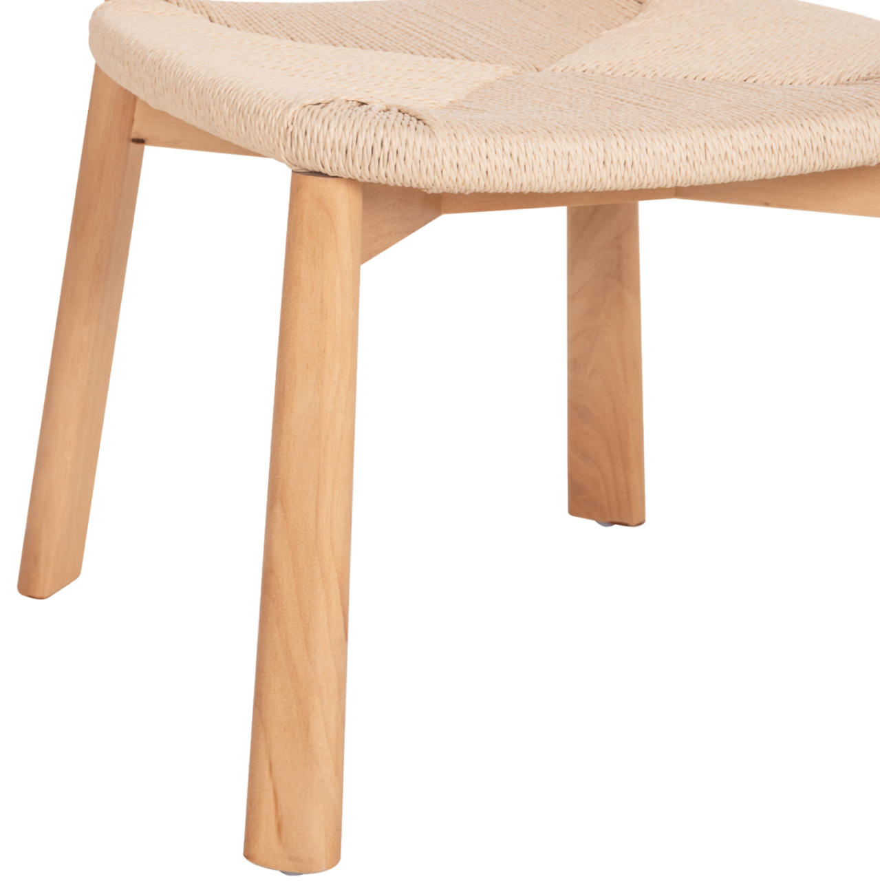 DINING CHAIR OSORIO HM18335.01 RUBBERWOOD and ROPE IN NATURAL (BEECH) COLOR 51x55x74Hcm. [9]