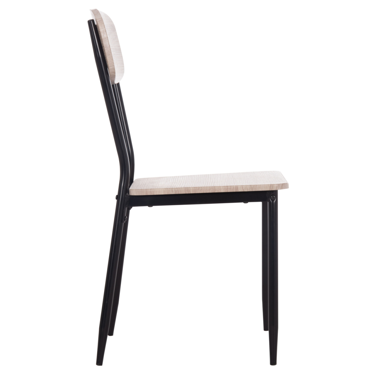 Dining chair PAGET HM8373.01 sonama with black legs 40x49x87.5H cm [4]