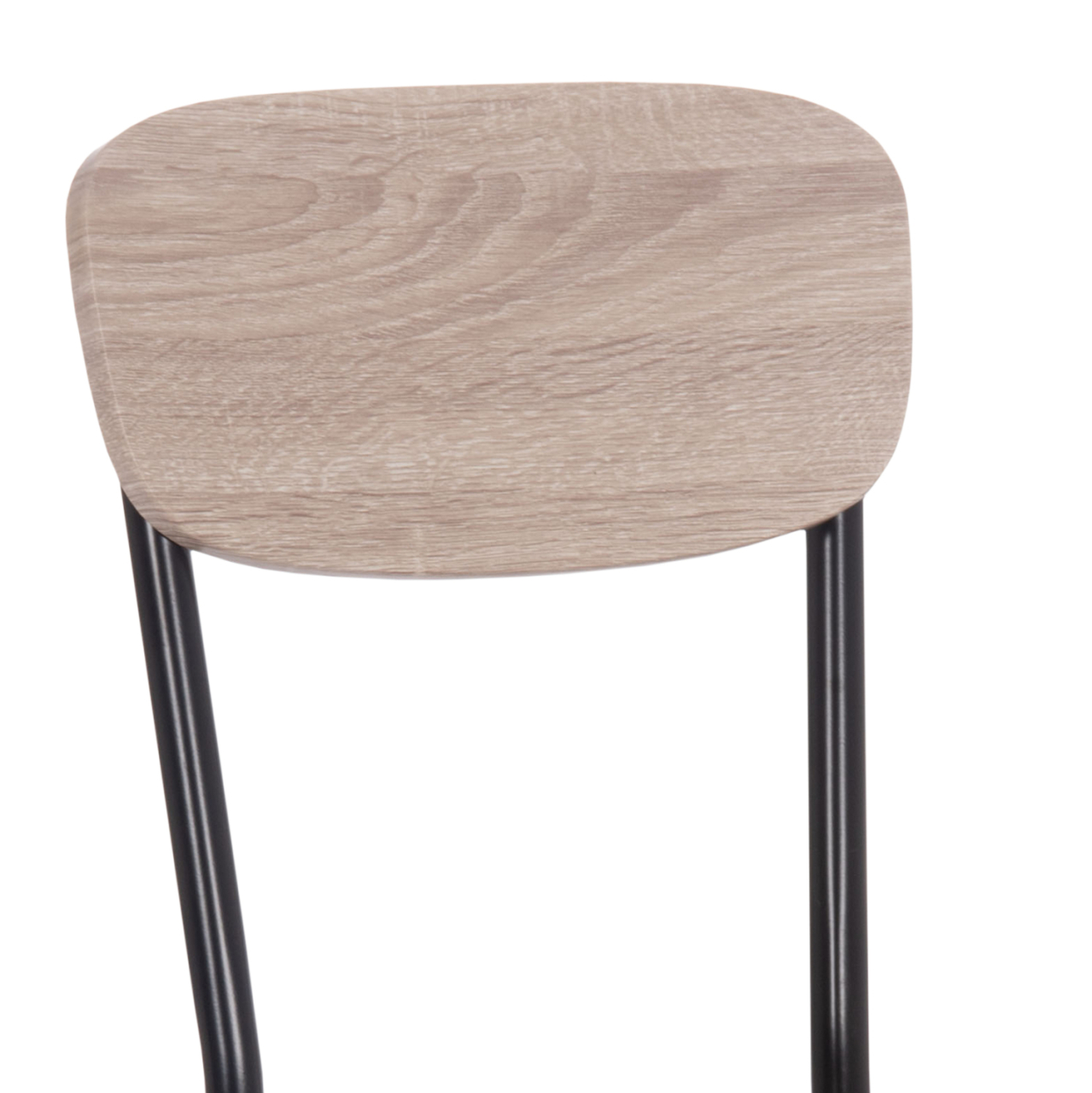 Dining chair PAGET HM8373.01 sonama with black legs 40x49x87.5H cm [8]
