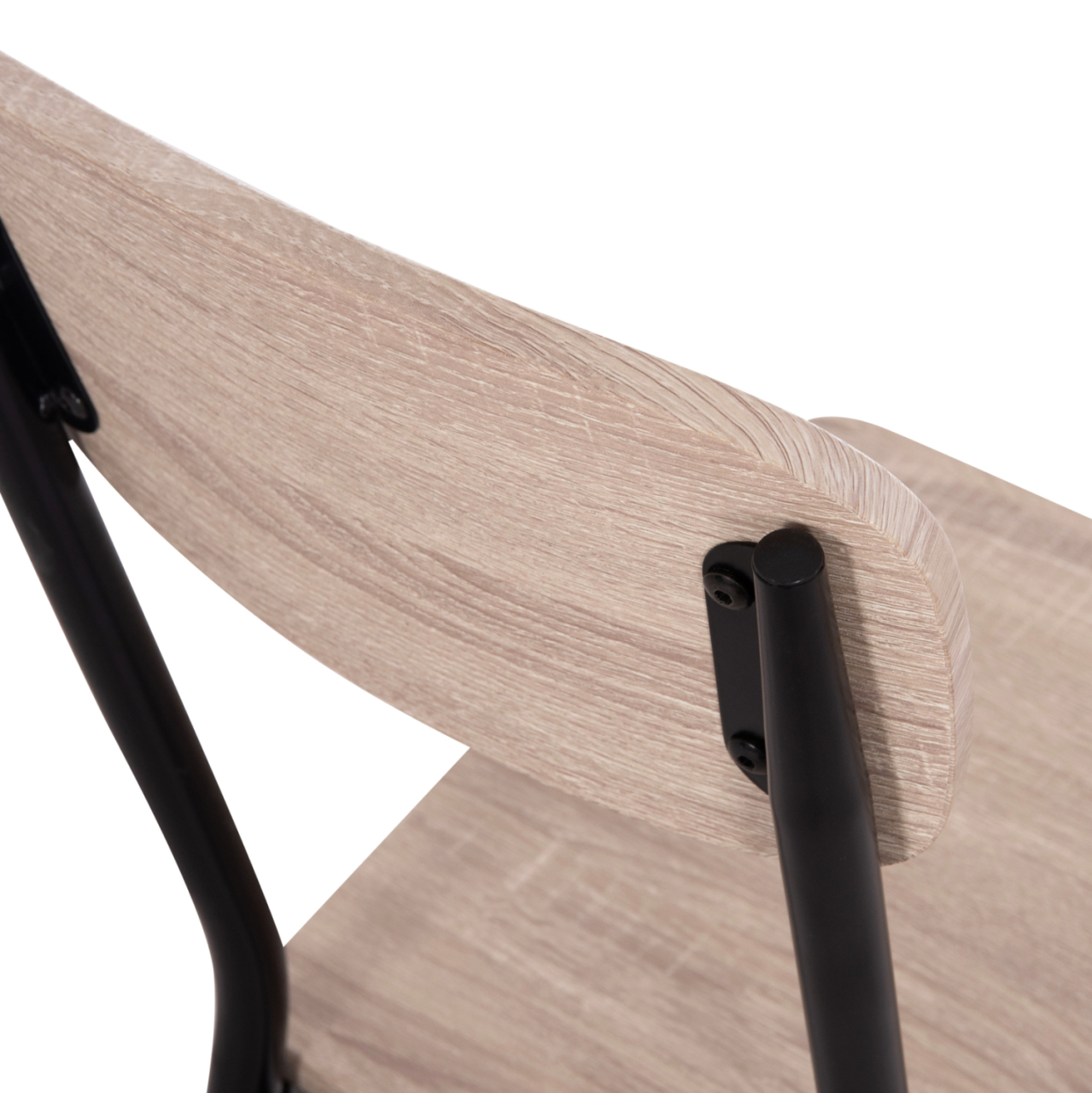 Dining chair PAGET HM8373.01 sonama with black legs 40x49x87.5H cm [10]