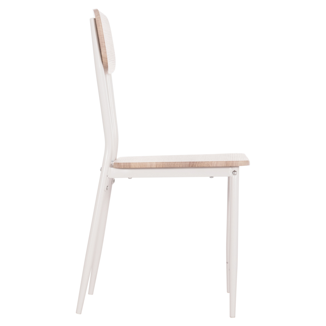 DINING CHAIR PAGET HM8373.02 SONAMA COLOR--WHITE METAL LEGS 40x49x87,5Hcm. [4]