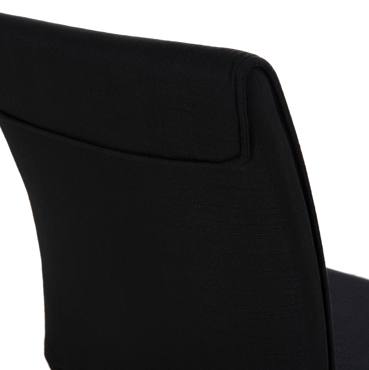 DINING CHAIR PERKY HM18347.02 BLACK FABRIC and METAL LEGS 44x60x87Hcm. [10]