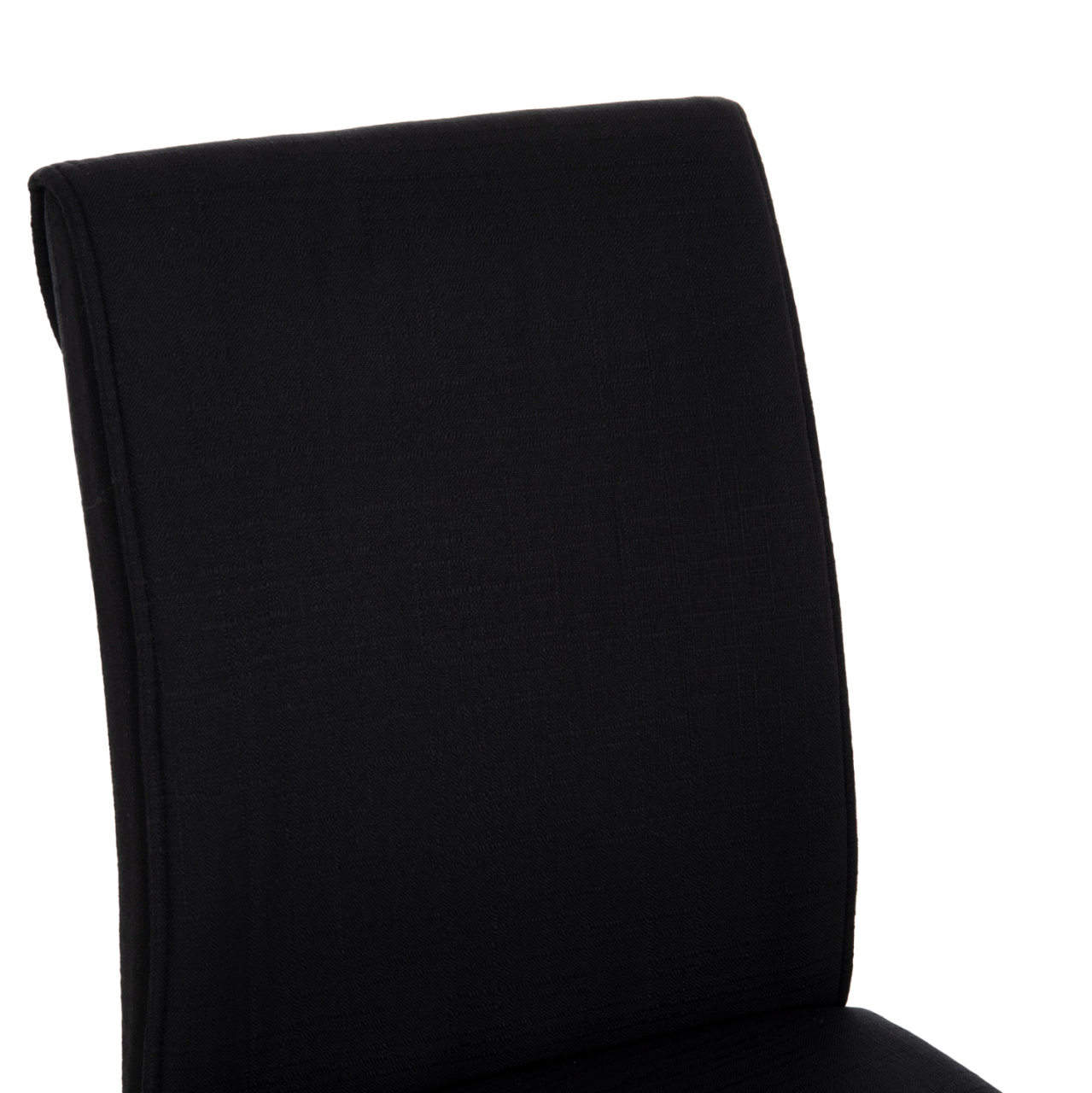 DINING CHAIR PERKY HM18347.02 BLACK FABRIC and METAL LEGS 44x60x87Hcm. [7]