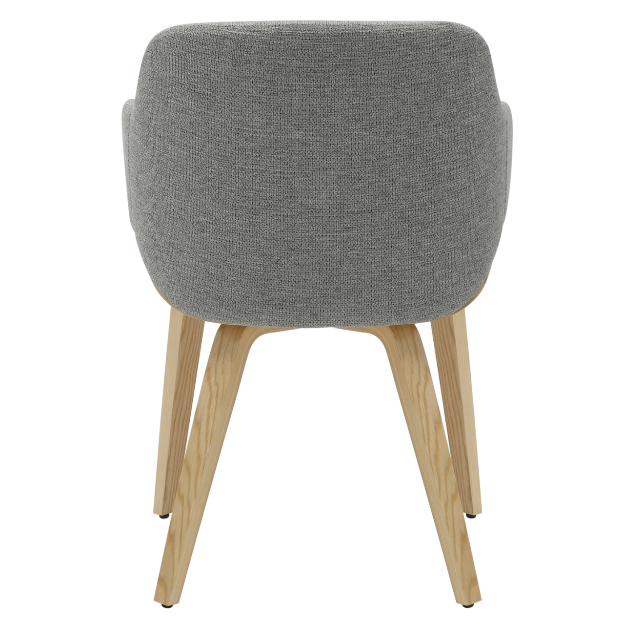 DINING CHAIR PRIETO HM9989.01 PLYWOOD FRAME IN OAK-GREY FABRIC 54,5x44x89,5Hcm. [6]