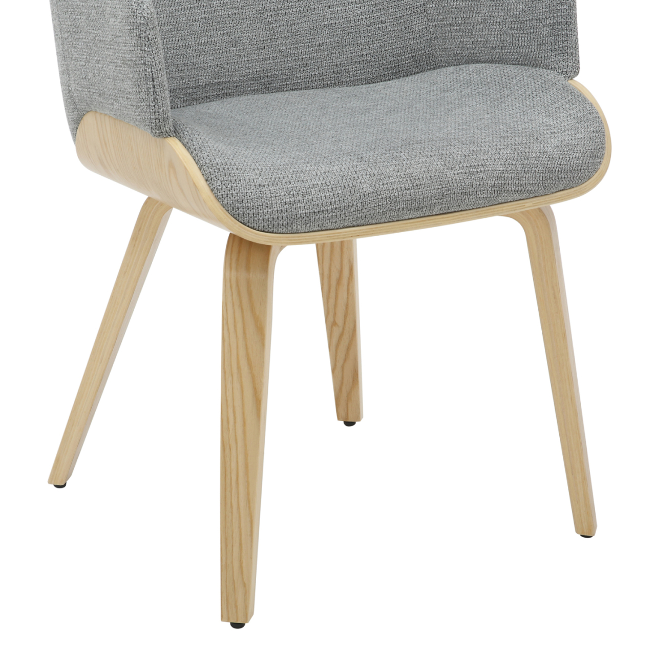 DINING CHAIR PRIETO HM9989.01 PLYWOOD FRAME IN OAK-GREY FABRIC 54,5x44x89,5Hcm. [8]