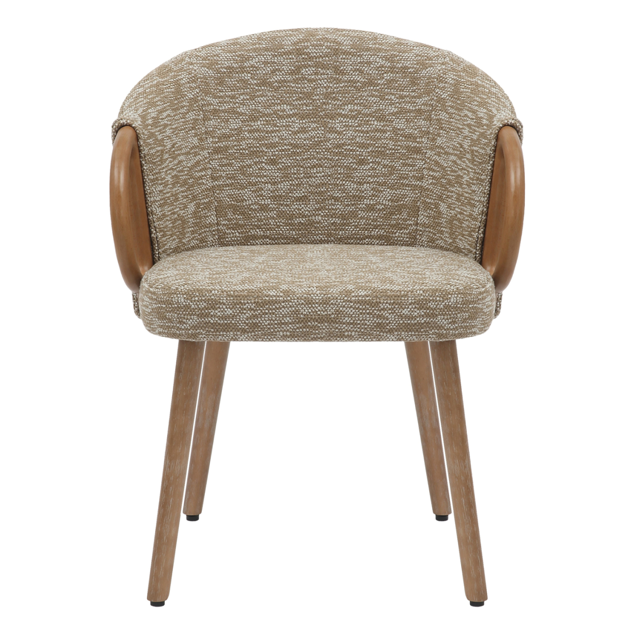 DINING CHAIR RIG HM9979.01 BEECH WOOD LEGS IN WHITEWASH-BEIGE FABRIC 59x58,5x72,5Hcm. [3]