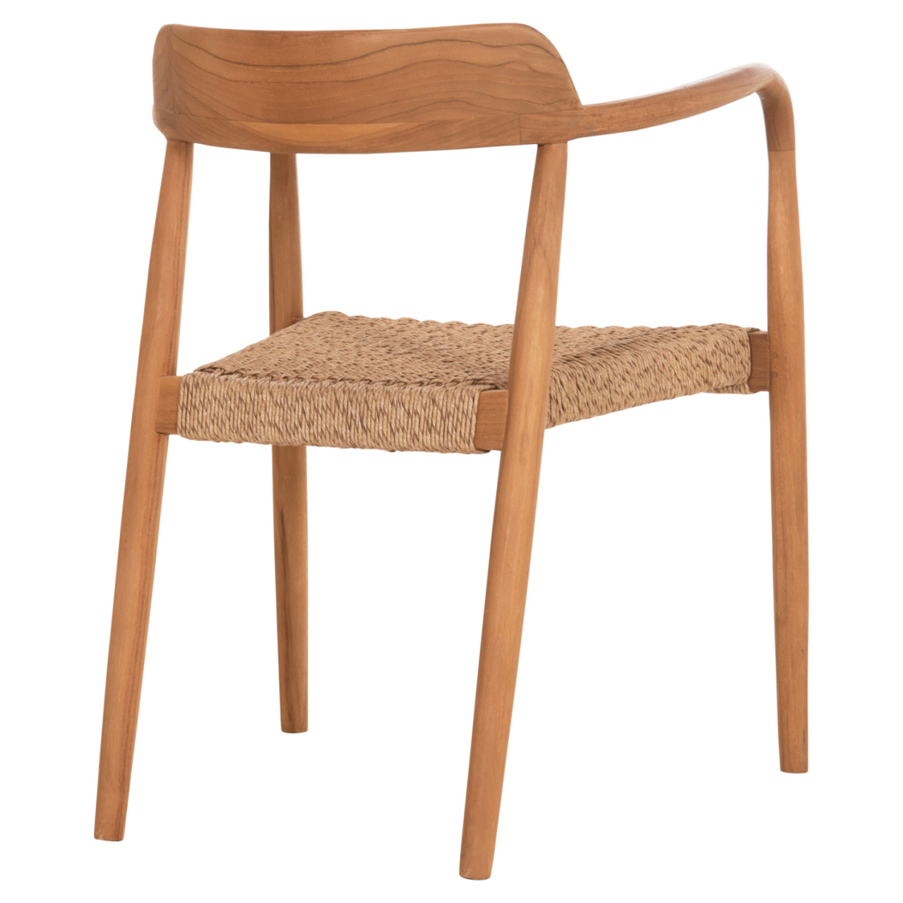 DINING CHAIR ROBBY HM18350 TEAK WOOD and VIRO ROPE IN NATURAL COLORS 55x50x71Hcm. [5]
