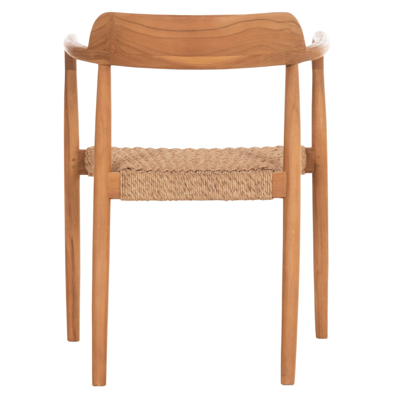 DINING CHAIR ROBBY HM18350 TEAK WOOD and VIRO ROPE IN NATURAL COLORS 55x50x71Hcm. [6]