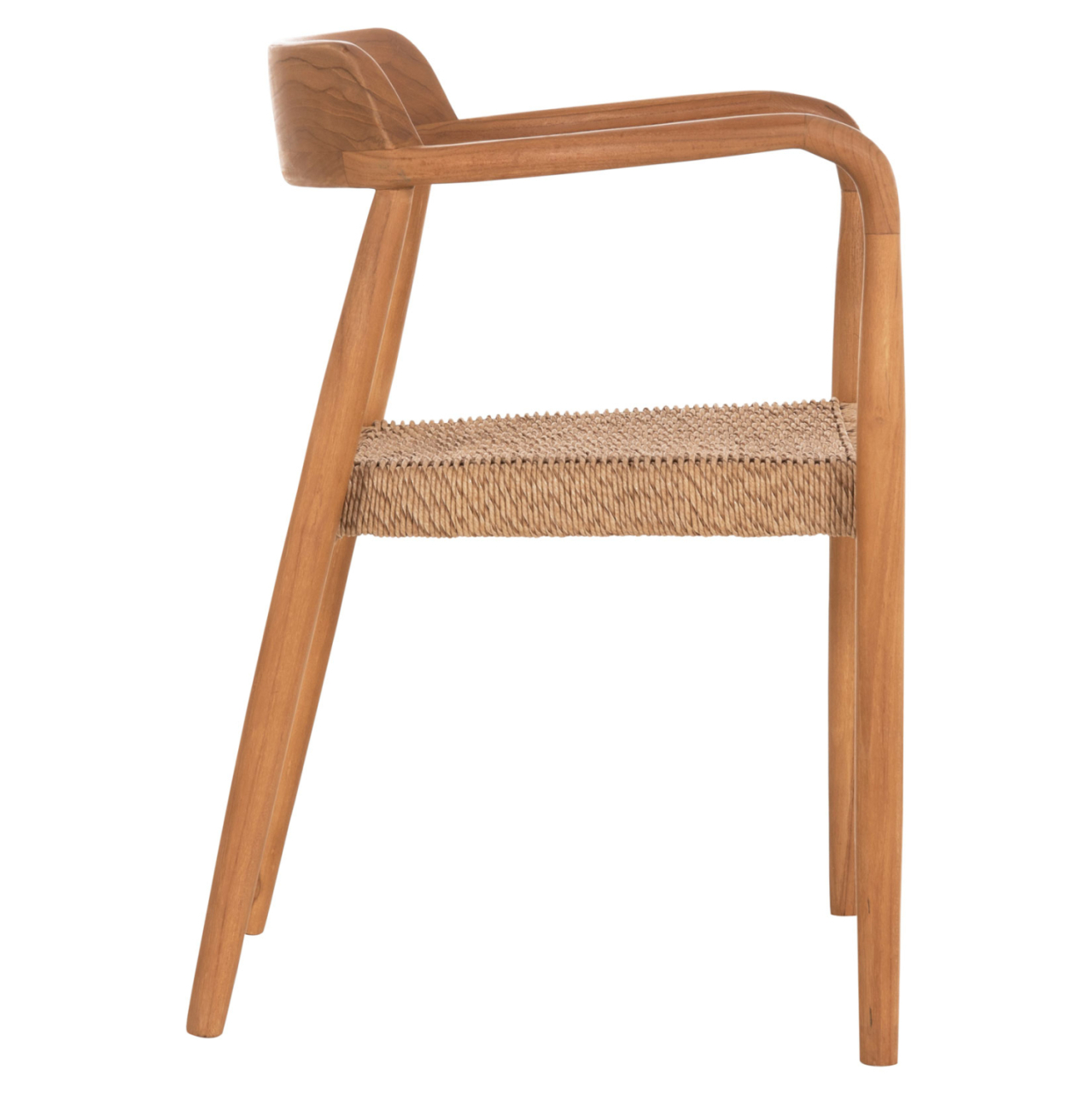DINING CHAIR ROBBY HM18350 TEAK WOOD and VIRO ROPE IN NATURAL COLORS 55x50x71Hcm. [4]