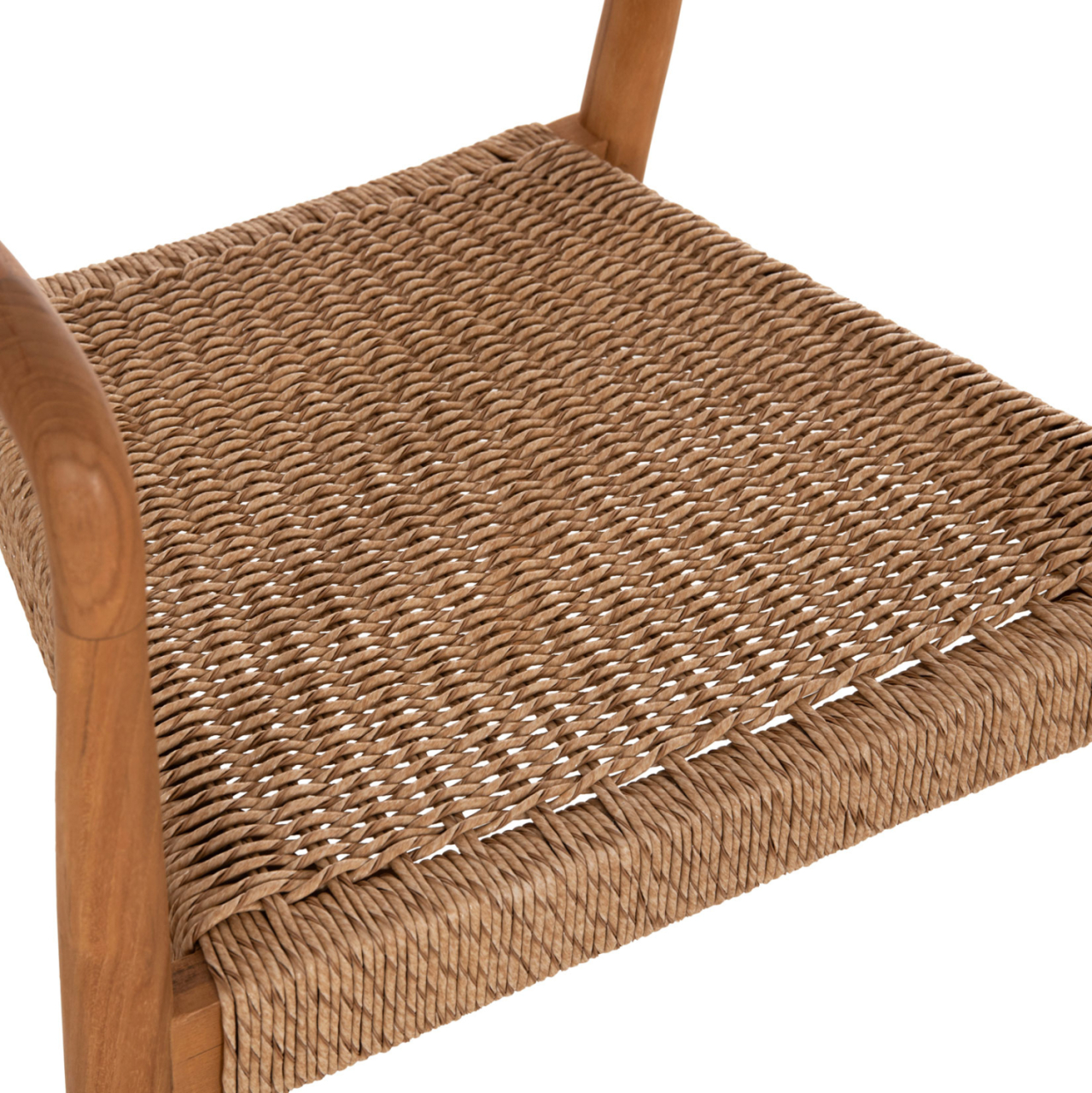DINING CHAIR ROBBY HM18350 TEAK WOOD and VIRO ROPE IN NATURAL COLORS 55x50x71Hcm. [8]