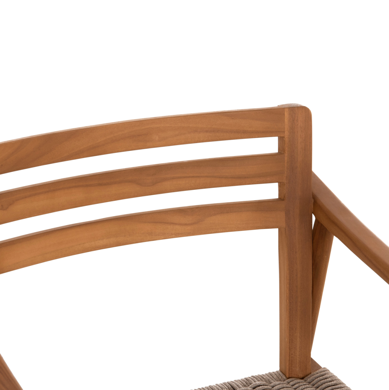 DINING CHAIR ROBIN HM18351 TEAK WOOD and VIRO ROPE IN NATURAL COLORS 53.5x60x78Hcm. [7]