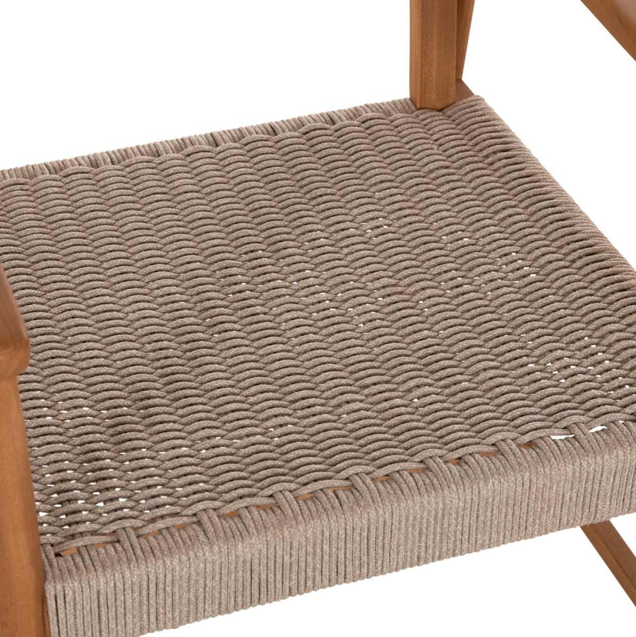 DINING CHAIR ROBIN HM18351 TEAK WOOD and VIRO ROPE IN NATURAL COLORS 53.5x60x78Hcm. [8]