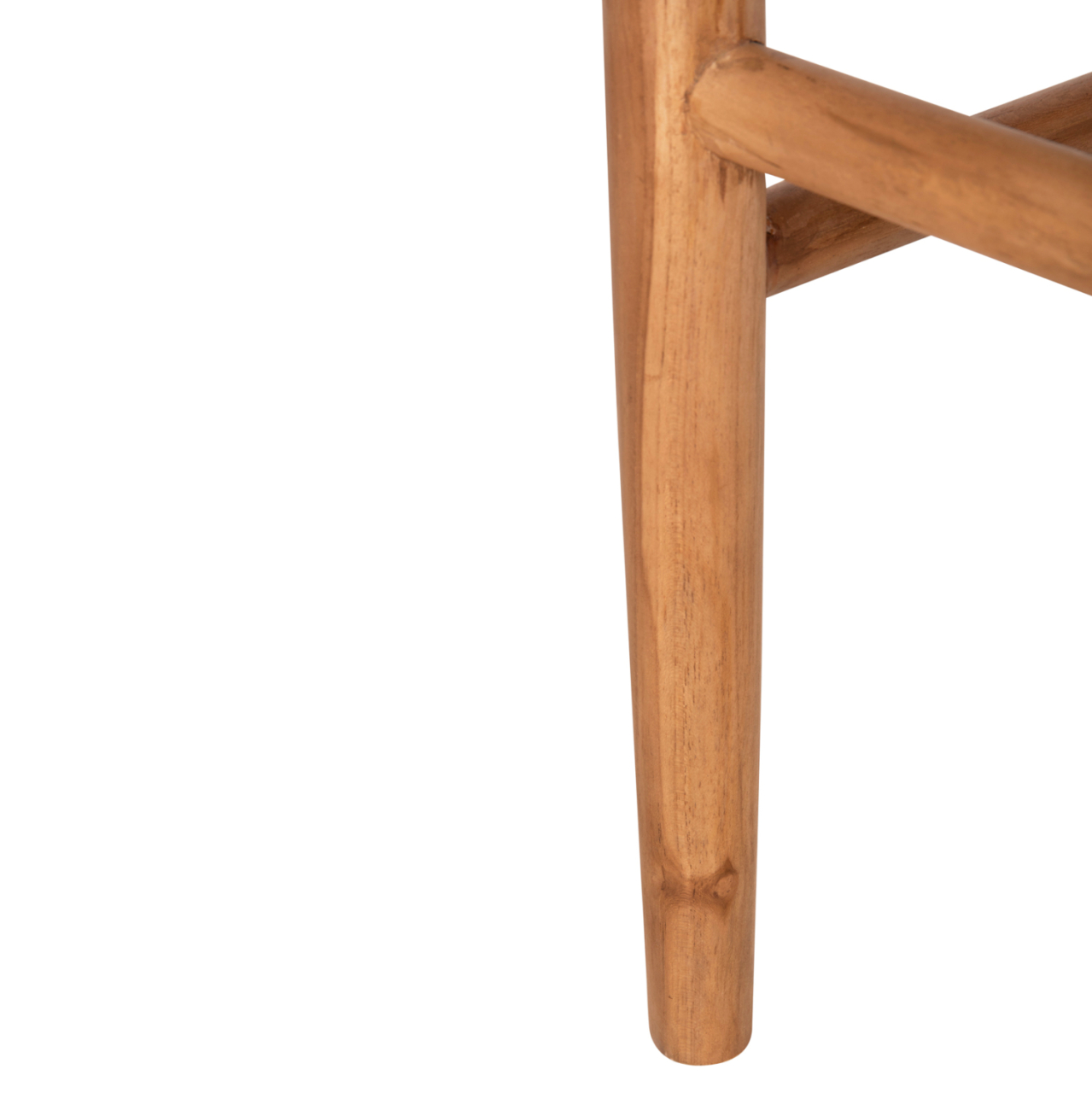DINING CHAIR ROSCO HM6133 TEAK WOOD IN NATURAL-VIRO ROPE IN BEIGE 46x55x79Hcm. [9]