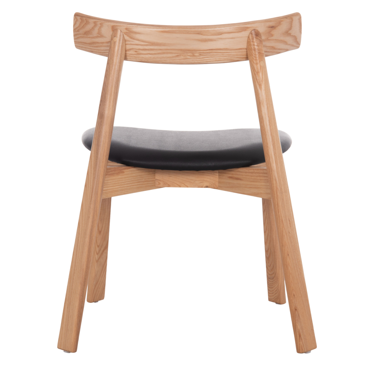 DINING CHAIR SEKAN HM18245.04 RUBBERWOOD-BLACK PU 60x54x72Hcm. [6]