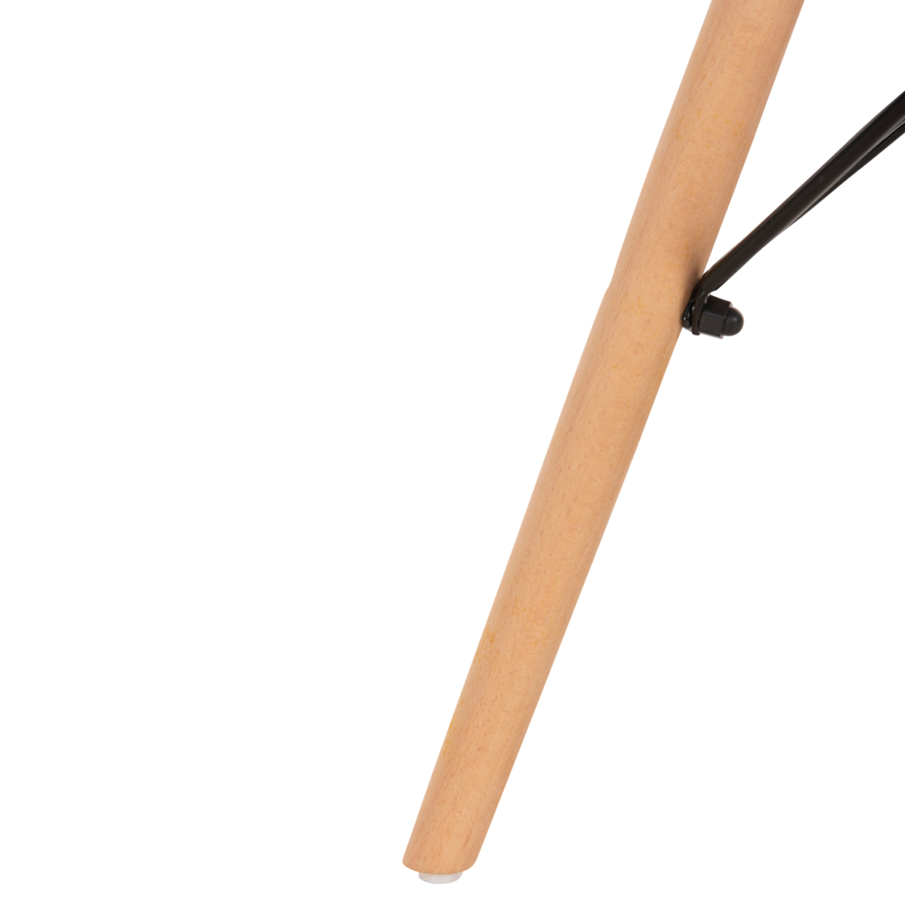 DINING CHAIR TWIST HM8460.25 WOODEN LEGS-POLYPROPYLENE SEAT IN CAPPUCCINO COLOR 46x50x82Hcm. [10]