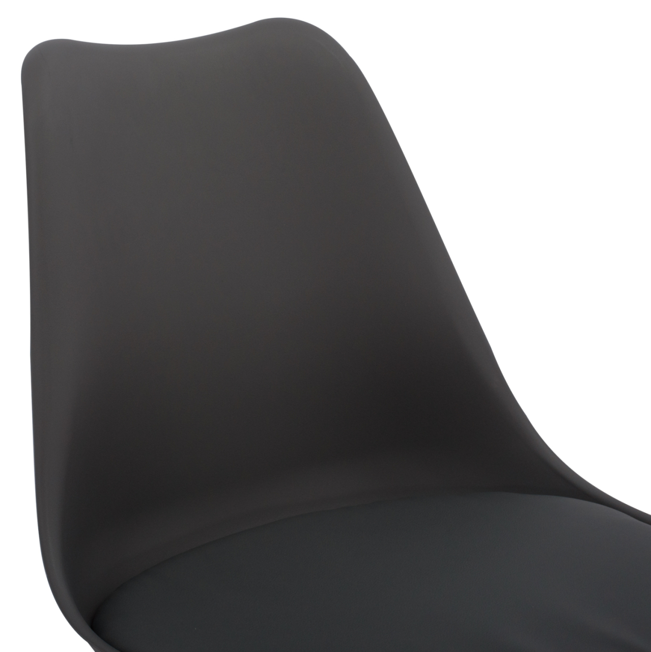DINING CHAIR VEGAS HM0033.03 BEECH WOOD LEGS-P.P. SEAT IN DARK GRAY 45x56x80Hcm. [7]