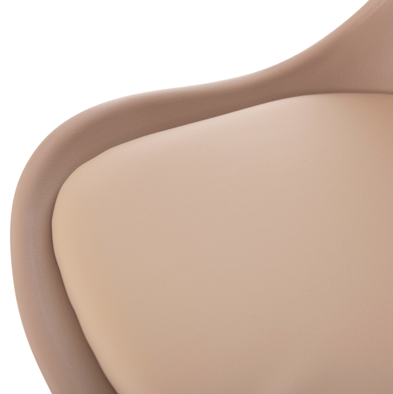 Dining Chair Vegas HM0033.45 with polypropylene legs and PP seat Cappuccino 49x55.5x84H cm. [9]