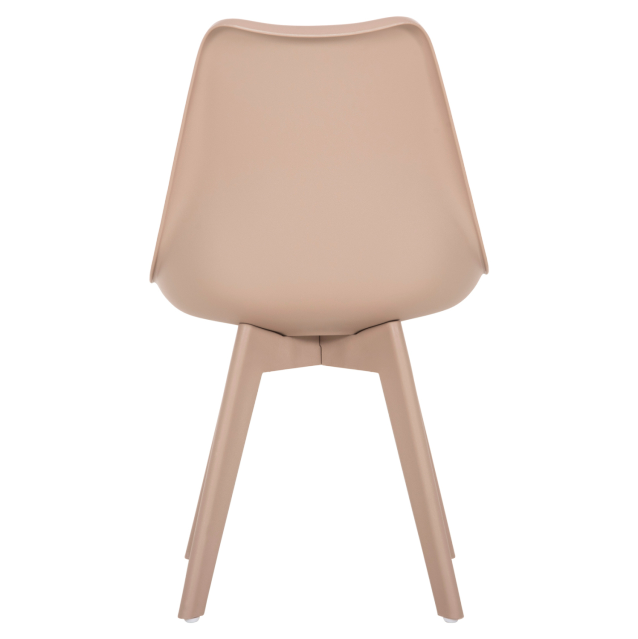 Dining Chair Vegas HM0033.45 with polypropylene legs and PP seat Cappuccino 49x55.5x84H cm. [6]